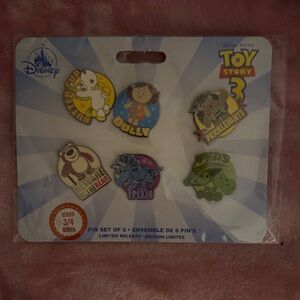 Disney Toy Story 3 Character Pin Set - Yellow, Blue, Green